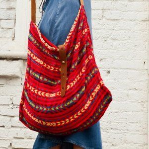 Tribal Print Cross Body Tote Shoulder Bag  Cross-Body Bag  tote cloth bag